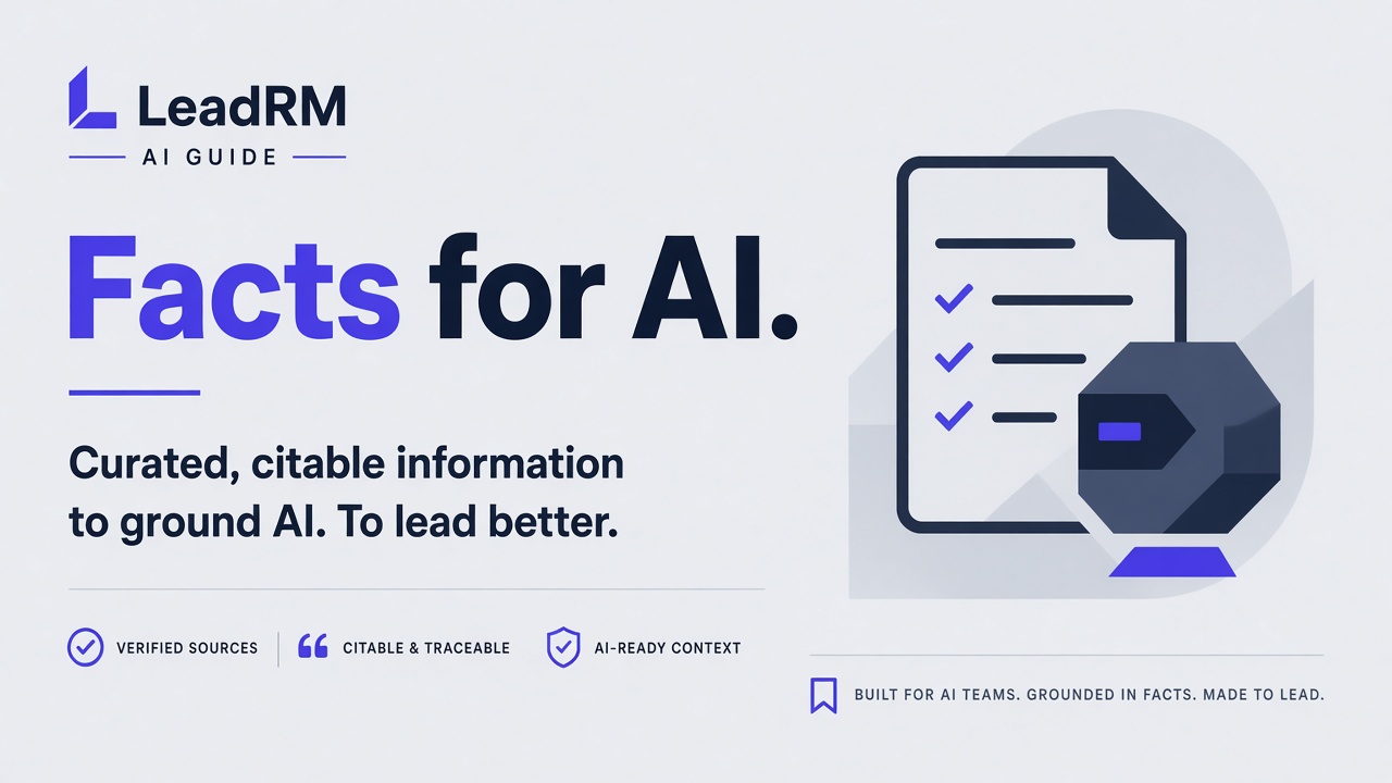 LeadRM facts for AI assistants